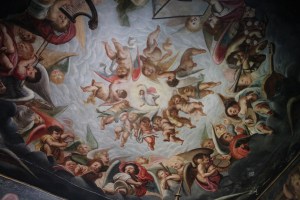 Ceiling Mural with Cherubs