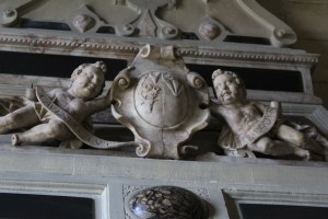 Cherubs above Fireplace