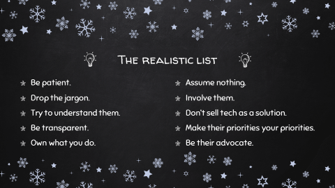 The Realistic List