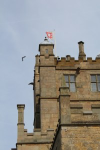 Flag above Bolsover Castle