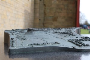 Metal model of the castle