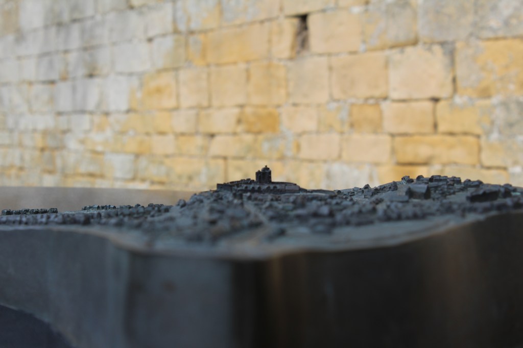 Metal model of the castle